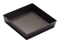 Moule à manqué acier Revêtement anti-adhésif 24x24x5 cm fixe - GOBEL Sale