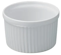 Moule à soufflé rond blanc porcelaine culinaire Ø 10 cm French Classics - REVOL Online