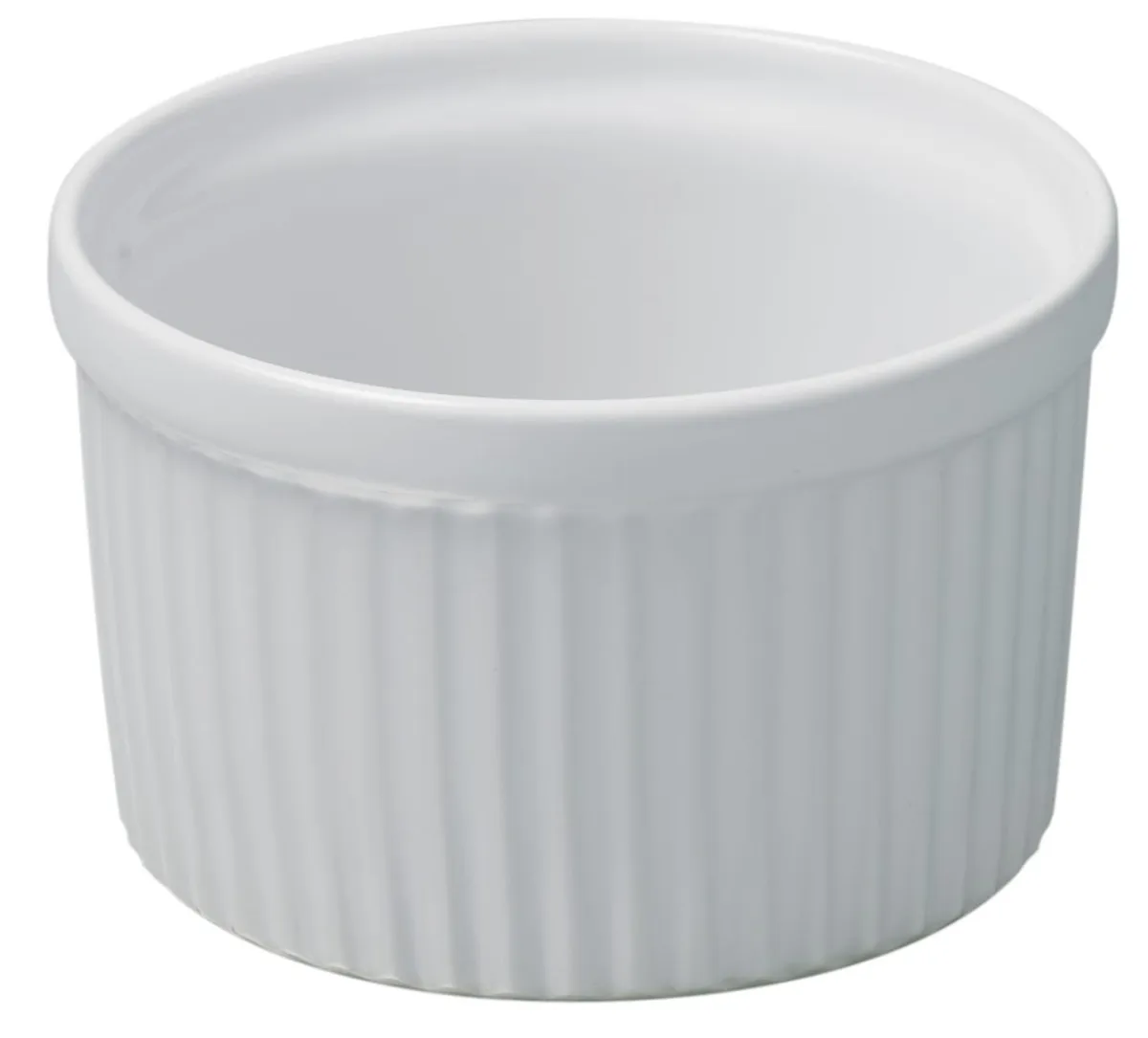 Moule à soufflé rond blanc porcelaine culinaire Ø 10 cm French Classics - REVOL Online
