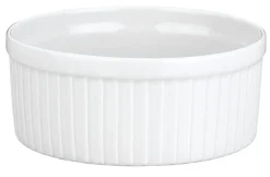 PILLIVUYT Moule à soufflé rond blanc porcelaine culinaire Ø 10 cm Best