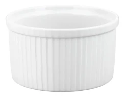 PILLIVUYT Moule à soufflé rond blanc porcelaine culinaire Ø 20,5 cm Best