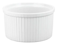 PILLIVUYT Moule à soufflé rond blanc porcelaine culinaire Ø 11,5 cm