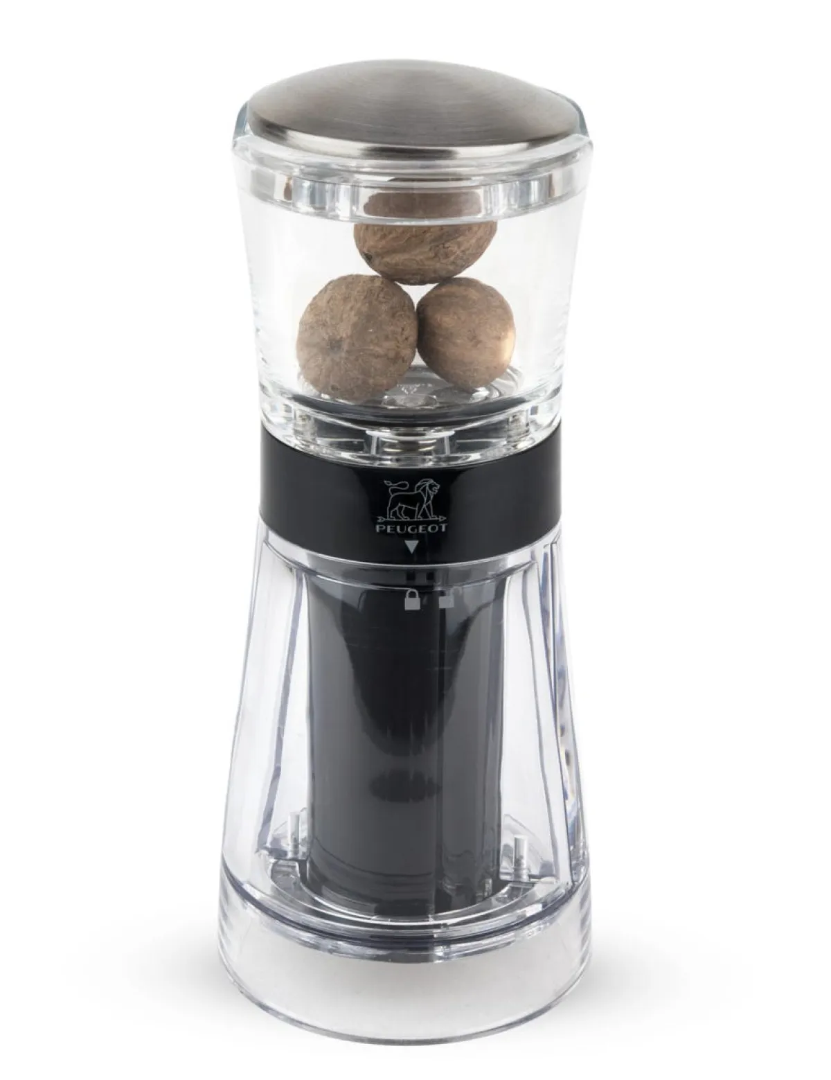 Moulin à muscade transparent Ø 6,5 cm 15,4 cm Goa - PEUGEOT SAVEURS Hot