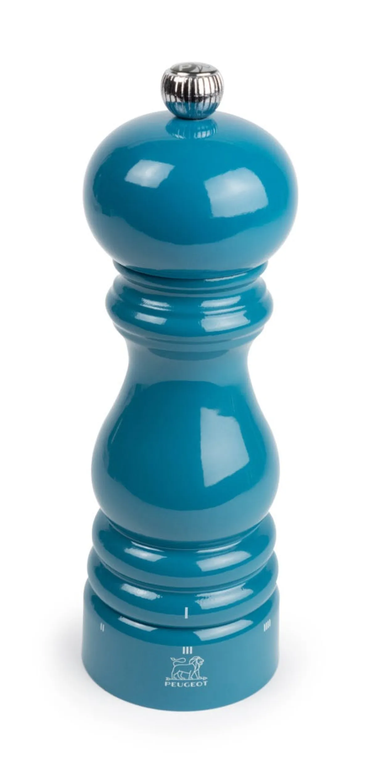 PEUGEOT SAVEURS Moulin à poivre rond Bleu pacifique Ø 5 cm 18x5,9x5,9 cm Paris Rama Hot