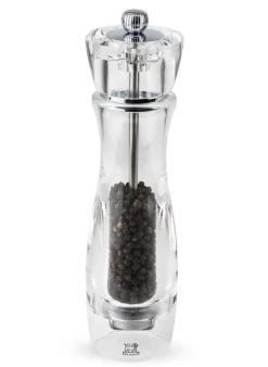 PEUGEOT SAVEURS Moulin à poivre transparent Ø 5,9 cm 23 cm Vittel Outlet