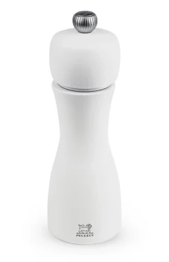 Moulin à sel droit blanc 15 cm Tahiti - PEUGEOT SAVEURS New
