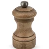 PEUGEOT SAVEURS Moulin à sel droit brun 10 cm Bistro Hot
