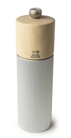 Moulin à sel droit gris 18 cm Line - PEUGEOT SAVEURS