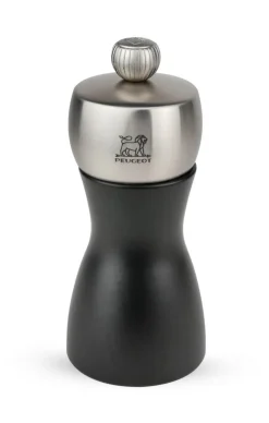 Moulin à sel droit noir 12 cm Fidji - PEUGEOT SAVEURS Clearance