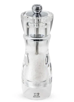PEUGEOT SAVEURS Moulin à sel droit transparent 16 cm Vittel Sale