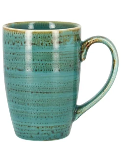 Mug bleu porcelaine vitrifiée 30 cl Ø 7,5 cm Twirl - RAK Best
