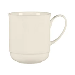 RAK Mug empilable rond blanc porcelaine bone china 34 cl Ø 8,3 cm Bravura Online