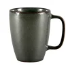 Mug noir porcelaine vitrifiée 30 cl Ø 8 cm stone Ease - RAK Online