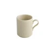 Mug rond beige porcelaine 24 cl Ø 7,5 cm The Grid - APS