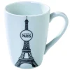 PILLIVUYT Mug rond blanc porcelaine 45 cl Ville De Paris Sale