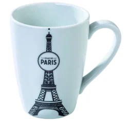 PILLIVUYT Mug rond blanc porcelaine 45 cl Ville De Paris Sale