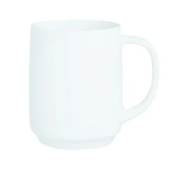 Mug rond blanc verre opal 29 cl Ø 10,9 cm Intensity Baril - ARCOROC New