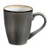 Mug rond bleu grès émaillé 30 cl Ø 9 cm Shadow - MEDARD DE NOBLAT Sale