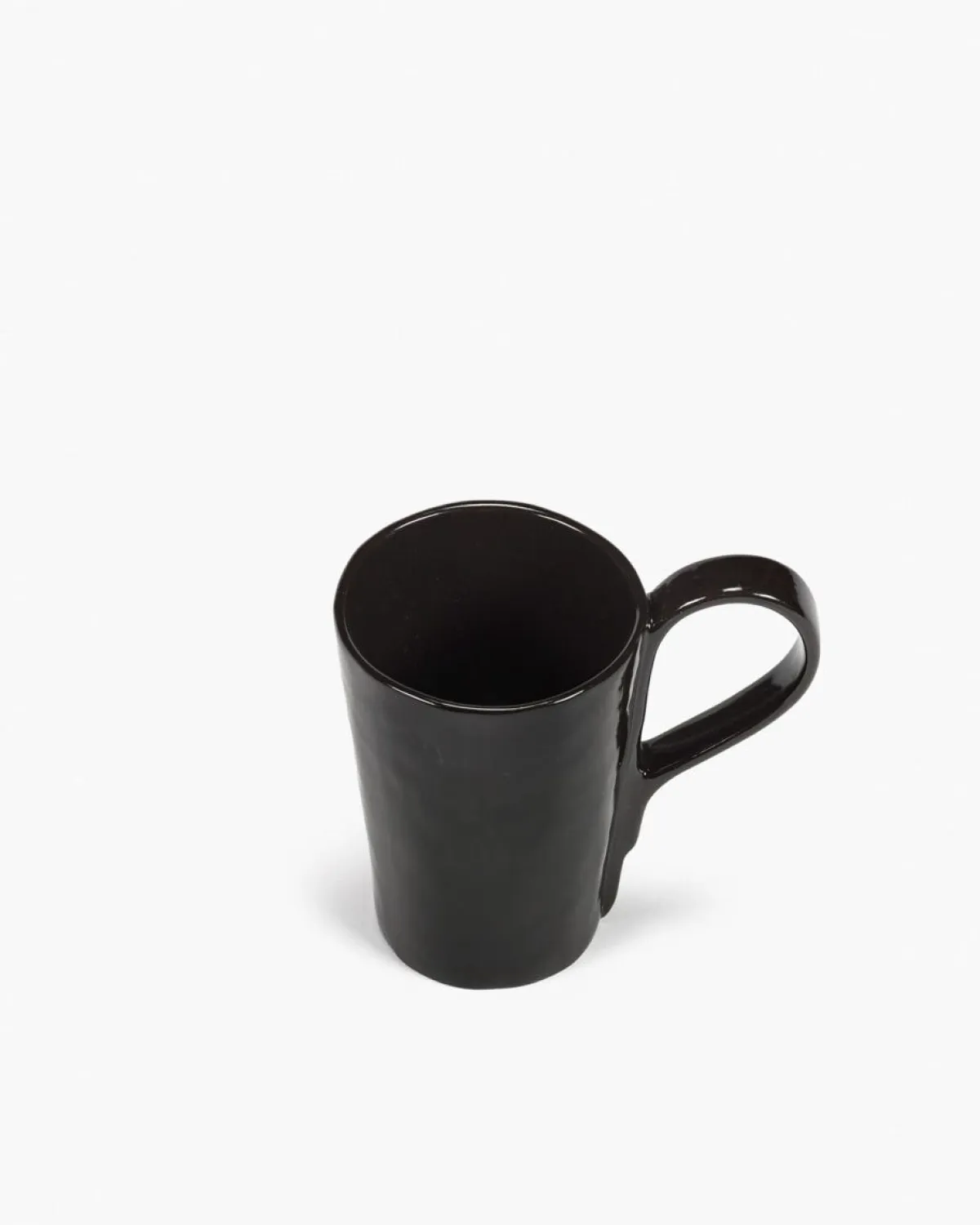 SERAX Mug rond ébène grès émaillé 12 cm La Mère Outlet