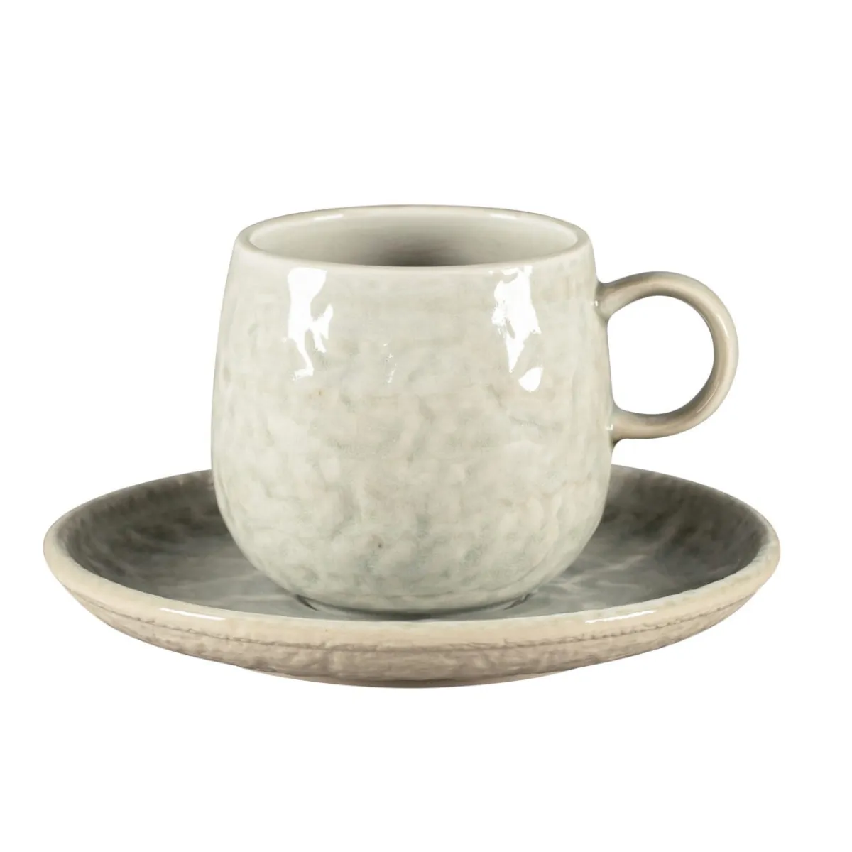 RAK Mug rond céladon porcelaine vitrifiée 33 cl Ø 9 cm Krush Discount