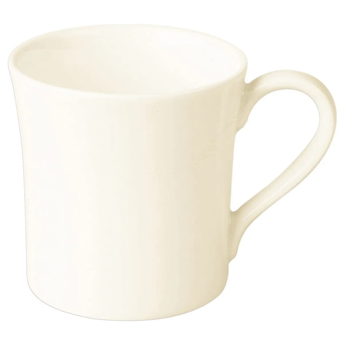 Mug rond ivoire porcelaine vitrifiée 30 cl Ø 8,5 cm Fine Dine - RAK Outlet