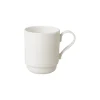 Mug rond ivoire porcelaine vitrifiée Banquet - RAK Online