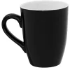PRO.MUNDI Mug rond noir porcelaine 32 cl Ø 8,3 cm Emotions Discount