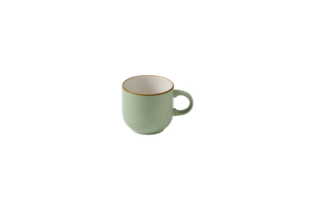 CHURCHILL Mug rond Sage Green porcelaine vitrifiée 28 cl 8,5 cm Ø 8,5 cm Stonecast Outlet