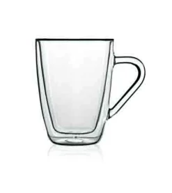 Mug rond transparent verre borosilicate 32 cl Ø 8,5 cm Thermic Glass - LUIGI BORMIOLI Clearance