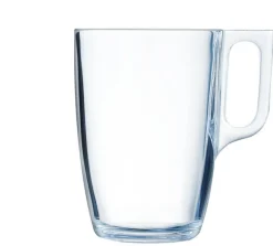 Mug rond transparent verre trempé 40 cl Ø 11,1 cm Voluto - ARCOROC Online