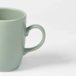 ESSENTIALS COLLECTION Mug rond vert Grès 30 cl Ø 7,9 cm Pulse