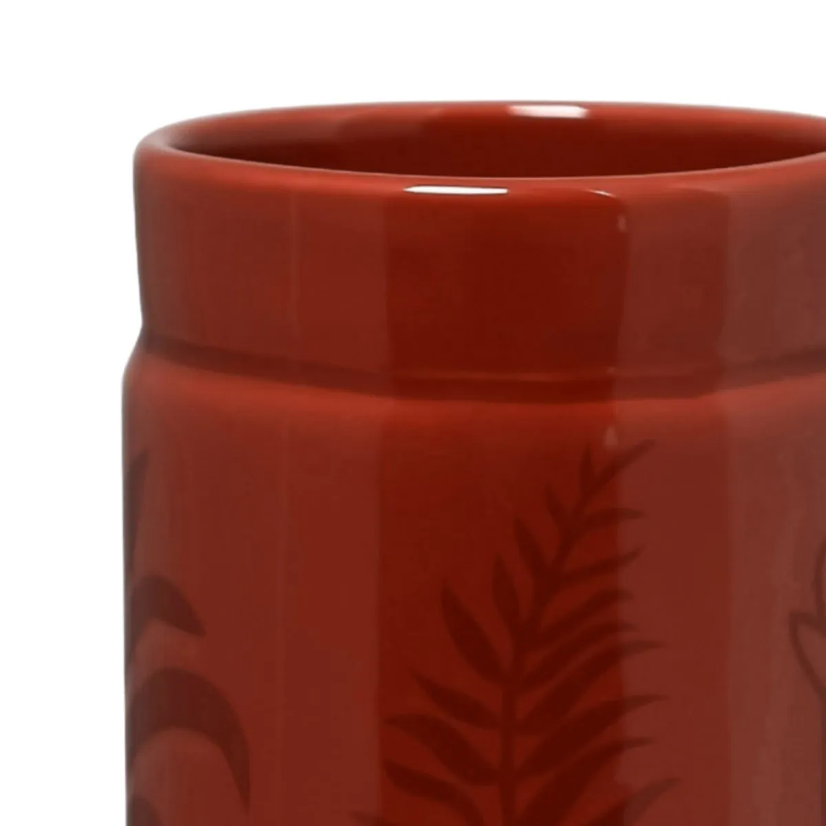 Mug rouge porcelaine vitrifiée 41,5 cl Ø 7 cm Aztek - RAK Best