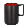 Mug rouge porcelaine vitrifiée 33 cl Ø 8 cm Fire - RAK Discount