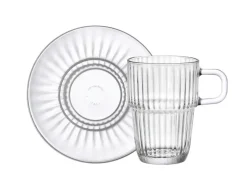 Mug transparent verre trempé 31,5 cl Ø 7,9 cm - BORMIOLI ROCCO Discount