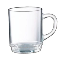Mug transparent verre trempé 25,5 cl Ø 7,2 cm Bock - ARCOROC Discount