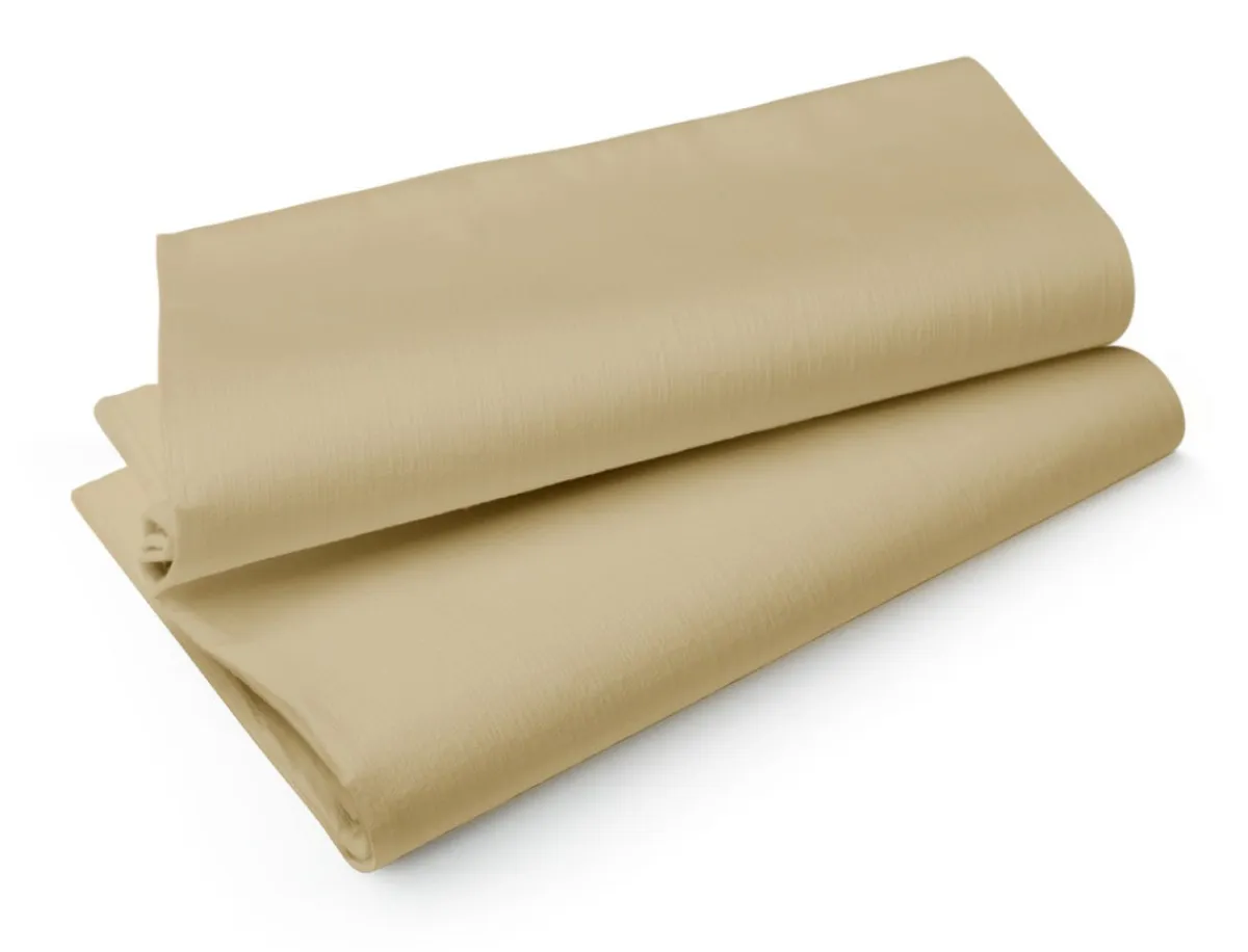 Nappe beige non tissé 127x180 cm Evolin (25 pièces) - DUNI Sale