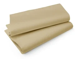 Nappe beige non tissé 127x220 cm Evolin (25 pièces) - DUNI New