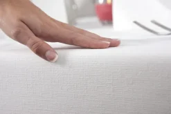 Nappe blanc non tissé 220x127 cm Evolin (25 pièces) - DUNI Discount