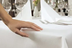 DUNI Nappe blanc non tissé 127x127 cm Evolin (50 pièces) Clearance