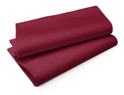 DUNI Nappe bordeaux non tissé 127x180 cm Evolin (25 pièces) New
