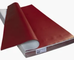 Nappe bordeaux papier 60x60 cm Tisslack (400 pièces) - COGIR