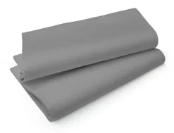 Nappe gris non tissé 127x127 cm Evolin (50 pièces) - DUNI Clearance