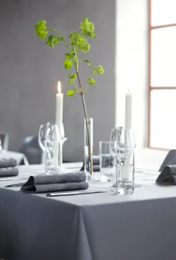 DUNI Nappe gris non tissé 180x127 cm Evolin (25 pièces) New