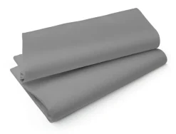 Nappe gris non tissé 84x84 cm Evolin (14 pièces) - DUNI Best