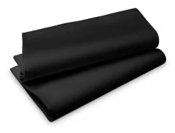 Nappe noir non tissé 84x84 cm Evolin (14 pièces) - DUNI Hot