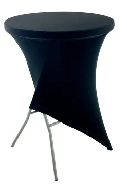 FLEXMOB Pack 1 table COCKTAIL et 1 nappe OSAKA noir Pack Best