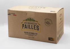 Pailles bagasse Ø 12 mm 21 cm (150 pièces) - Les nouvelles pailles Sale