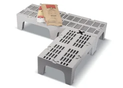 Palette de stockage rectangulaire gris plastique 91x53x31 cm 680 kg - CAMBRO Best