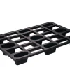GILAC Palette de stockage rectangulaire noir plastique 80x120x15,5 cm 250 kg 500 kg Best