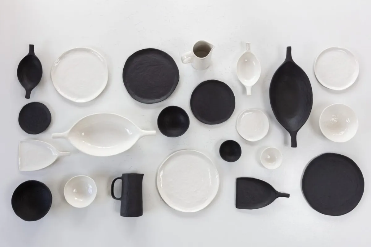 REVOL Palette porcelaine culinaire Blanc albâtre 36x21x8,5 cm Yli
